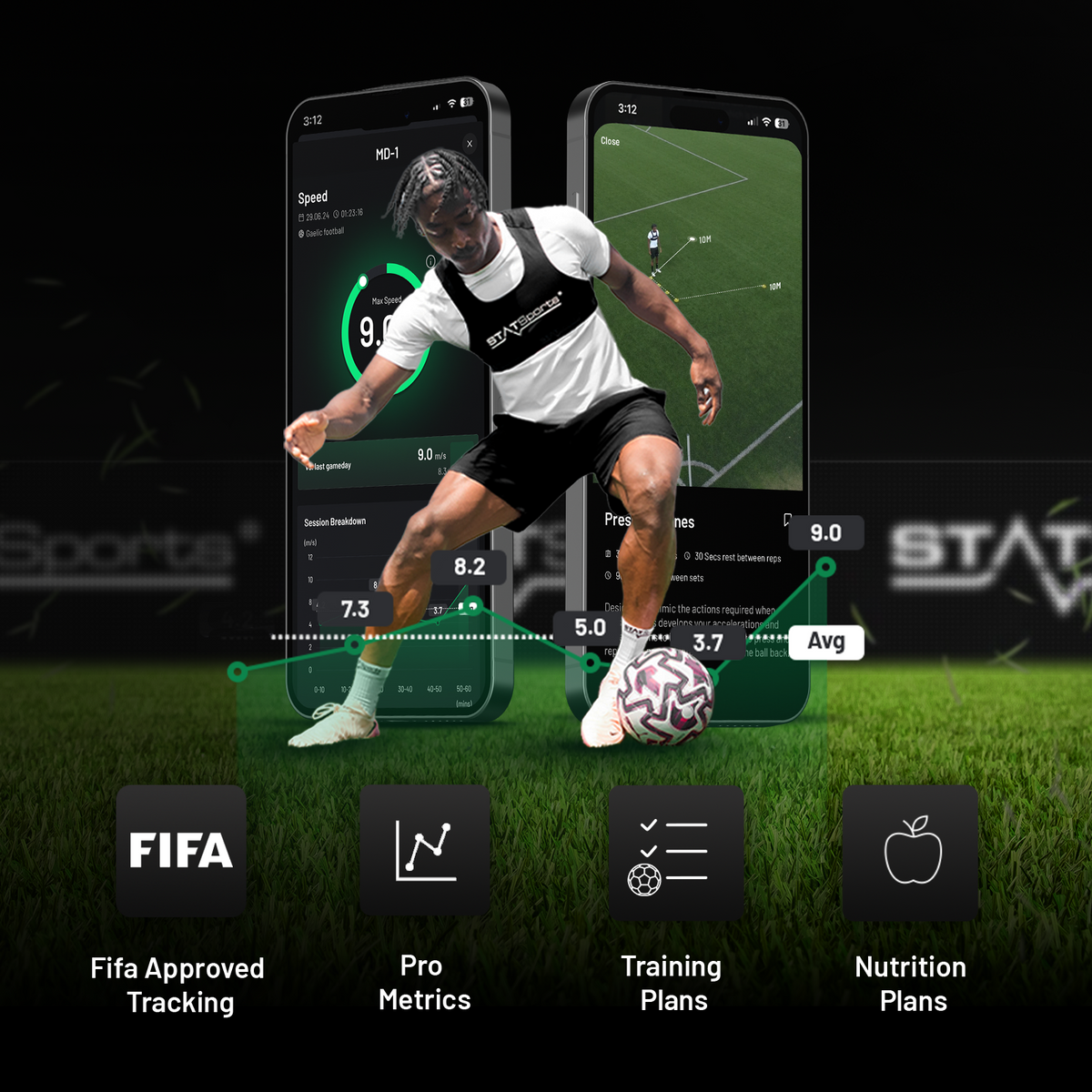 Statsports STATSports Academy | GPS Performance Tracker