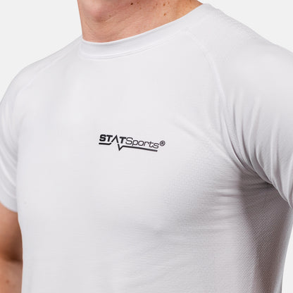 STATSports Performance Short Sleeve Baselayer - White