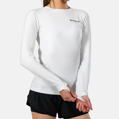 Camiseta interior blanca de manga larga STATSports Performance