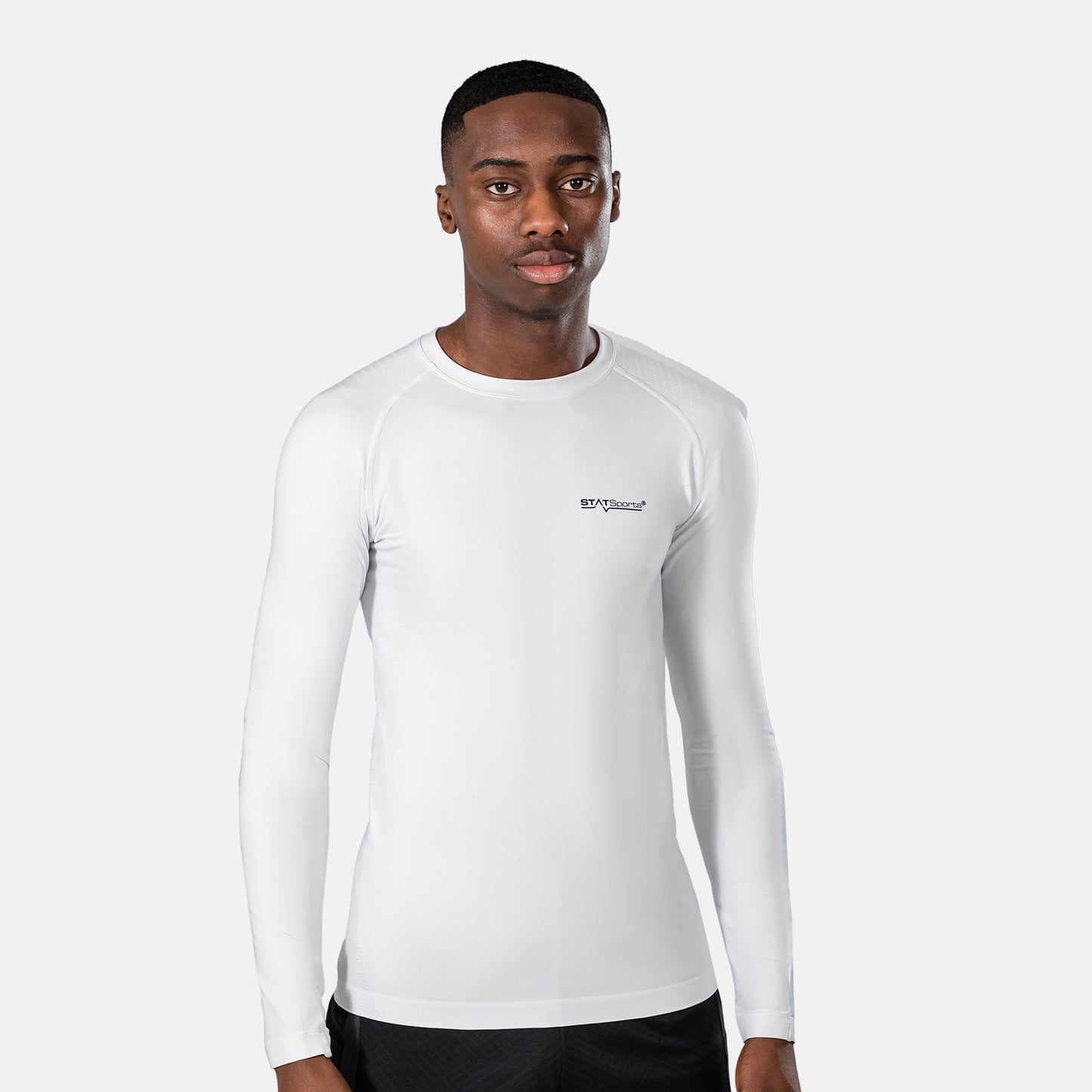 Camiseta interior blanca de manga larga STATSports Performance