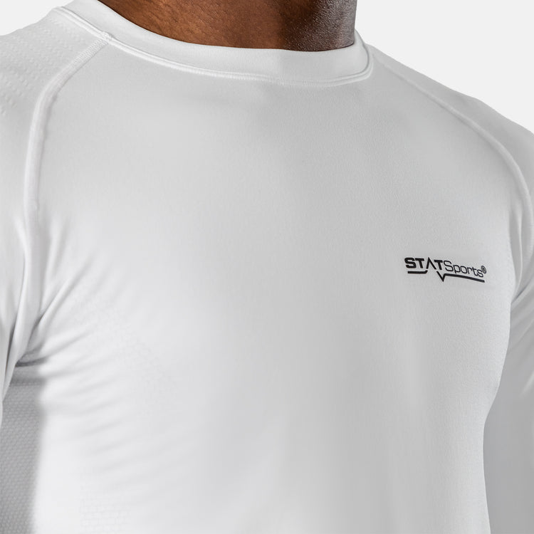 Camiseta interior blanca de manga larga STATSports Performance