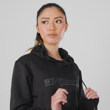 Sudadera con capucha STATSports Premium Tech - Logotipo gris